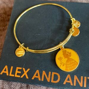 Alex and Ani Disney Belle gold bracelet